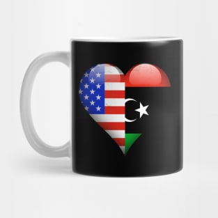 Half American Half Libyan - Gift for Libyan From Libya Mug